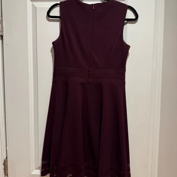 Calvin Klein Plum Sleeveless Dress - Picture 2 of 4